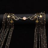 Rhinestone Tassel Hair Ornament Crystal Hairpin Women's Bridal Hair