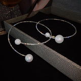 1PC Simulated Pearl Bridal Jewelry sets Adjustable Necklace