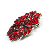 Bauhinia Rhinestone Brooch for Women, Cardigan Clip, Suit Pin