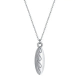 Summer Wave Beach Jewelry Surfboard Necklace for Women