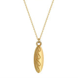 Summer Wave Beach Jewelry Surfboard Necklace for Women