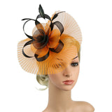 Feather Wedding Fascinator Headband Bridal Hair Accessories
