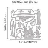 1PC Fishing Metal Cutting Dies DIY Scrapbooking Cards Making Album Decoration