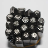 1PC Flower Stamps Metal Jewelry Making Metal Stamping Tools No.1-22