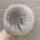 Fluffy Faux Fox Fur Pompoms for Beanie Hats DIY