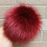 Fluffy Faux Fox Fur Pompoms for Beanie Hats DIY