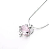 Fox Diffuser Perfume Necklace Titanium Chain