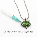 Fox Diffuser Perfume Necklace Titanium Chain