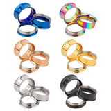 1PC G23 Titanium Ear Tunnels Plugs Flesh Cylindrical Ear Stretcher