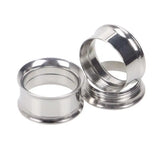 1PC G23 Titanium Ear Tunnels Plugs Flesh Cylindrical Ear Stretcher