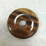 Yellow Tiger Eye Gemstone Donuts Shape 25MM-50MM