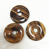 Yellow Tiger Eye Gemstone Donuts Shape 25MM-50MM