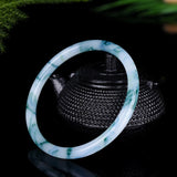 Natural Colour Jade Bangle Bracelet Jadeite Chinese Carved Charm Jewelry Amulet
