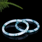 Natural Colour Jade Bangle Bracelet Jadeite Chinese Carved Charm Jewelry Amulet