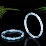 Natural Colour Jade Bangle Bracelet Jadeite Chinese Carved Charm Jewelry Amulet
