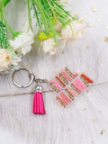 1PC MAMA Acrylic Keychain Tassel Pendant Car Bag Keyring Wedding Party Keychains