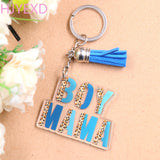 1PC MAMA Acrylic Keychain Tassel Pendant Car Bag Keyring Wedding Party Keychains