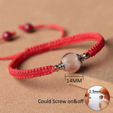 Glass Ball Wishing Bracelet Name Ash Hair Locket Bracelet