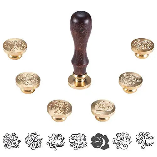 1PC Halloween Skeleton Wax Seal Stamp