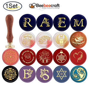 Halloween Wax Seal Stamp 30mm Removable Brass Head Sealing Stamp