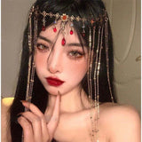 Crystal Tiara Rhinestone Hairwear Headpieces Forehead Hair Accessories