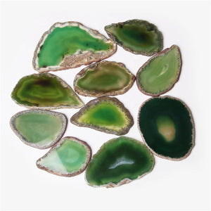 1PC Natural Agate Slice Druzy 50-80mm for DIY Jewelry Making
