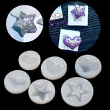 Silicone Heart Star Jewelry Mold Epoxy Resin Casting Pendant Accessories