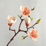 High Quality Artificial Magnolia Flower Branch for Home Decor and Wedding