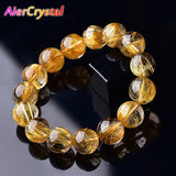 High Rutilated Quartz Crystal Bracelet for Women