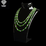 Acrylic Mannequin Necklace Jewelry Display Holder Pendant Earrings Shelf