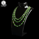 Acrylic Mannequin Necklace Jewelry Display Holder Pendant Earrings Stand
