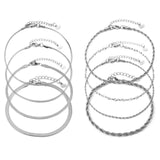 Stainless Steel Link Chain Anklet For Women Beach Foot Leg Ankle Bracelets