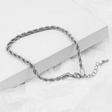 Stainless Steel Link Chain Anklet For Women Beach Foot Leg Ankle Bracelets