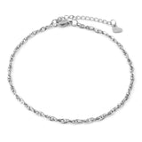 Stainless Steel Link Chain Anklet For Women Beach Foot Leg Ankle Bracelets