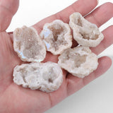 Natural Crystal Quartz Druzy Geode Necklace Pendant
