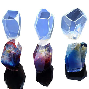 Irregular Pendant Liquid Silicon UV Resin Mold for Jewerly Making
