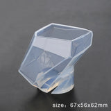 Irregular Pendant Liquid Silicon UV Resin Mold for Jewerly Making