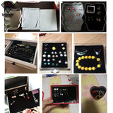 Jewelry Foam Tray Velvet Inserts Grey/Black Bracelet Watch Earrings Hole Tray