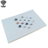 Jewelry Foam Tray Velvet Inserts Grey/Black Bracelet Watch Earrings Hole Tray