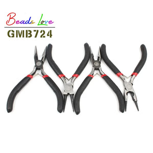 Insulated Jewelry Making Pliers Set with Clamping Tip and Cutter