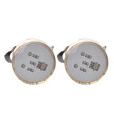 LED Flash Light Earrings Clip Bling Ear Studs Red