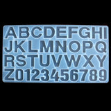 1PC Letters Silicone Epoxy Mold for Resin Jewelry UV Pendant Tools