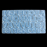 1PC Letters Silicone Epoxy Mold for Resin Jewelry UV Pendant Tools