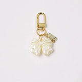 Light Pearl KeyChain Rose Flower Tassel Bag Decor Charm