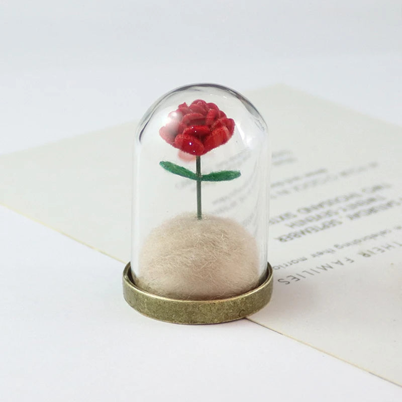Little Prince Rose Pendant/Le Petit Prince Terrarium Gift