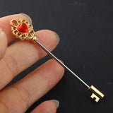 Long Barbell Industrial Piercing Crystal Ear Cartilage Stud Earring 14G