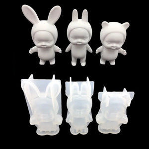 1PC Sleeping Baby Jewelry Molds UV Epoxy Resin Moulds DIY Jewelry Accessories