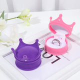 Velvet Jewelry Box Display Holder for Wedding Ring Earrings Necklace Bracelet