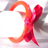 10MM Glitter Jelly Bangles Lucky Symbol Silicone Bracelet for Women