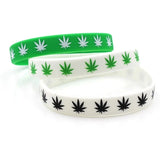 Maple Leaf Silicone Wristbands Unisex Waterproof Sports Rubber Band Bracelets